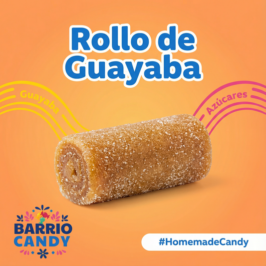 ROLLO DE GUAYABA ARTESANAL - SABOR TRADICIONAL MEXICANO