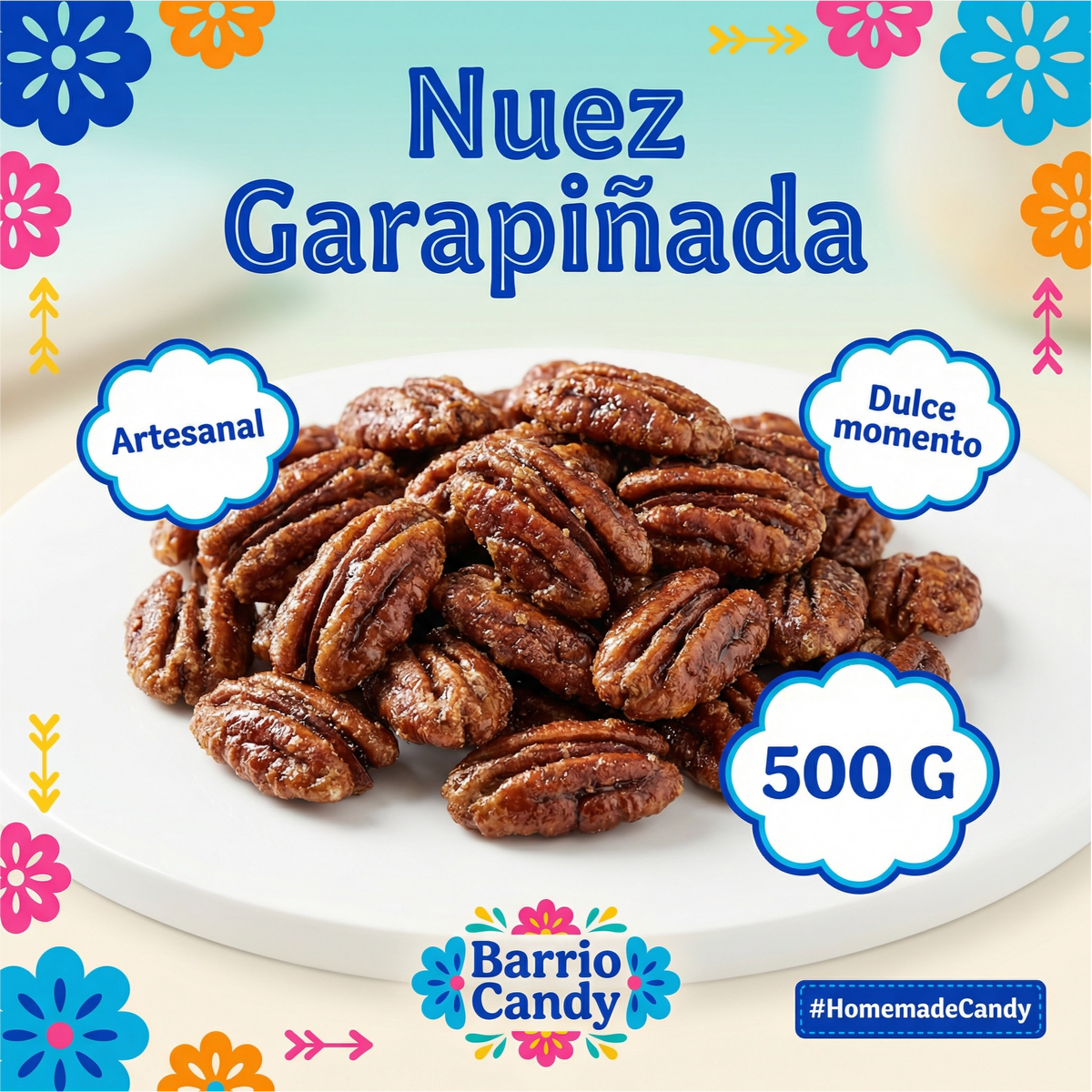Nuez garapiñada 500 g, incluida en la Caja Ofrenda