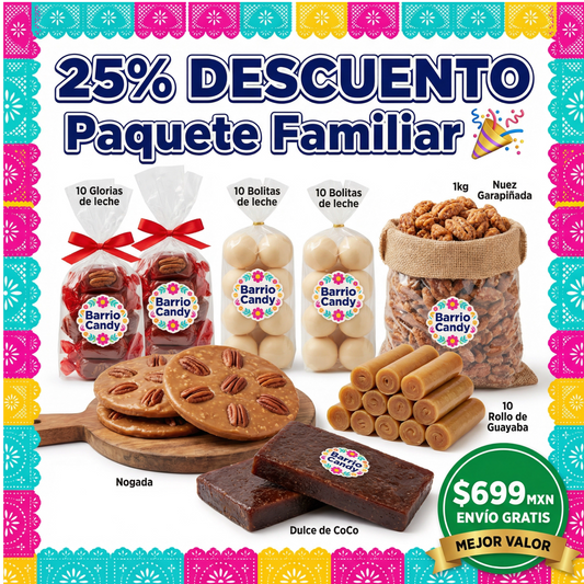 🎉 Paquete Familiar Barrio Candy